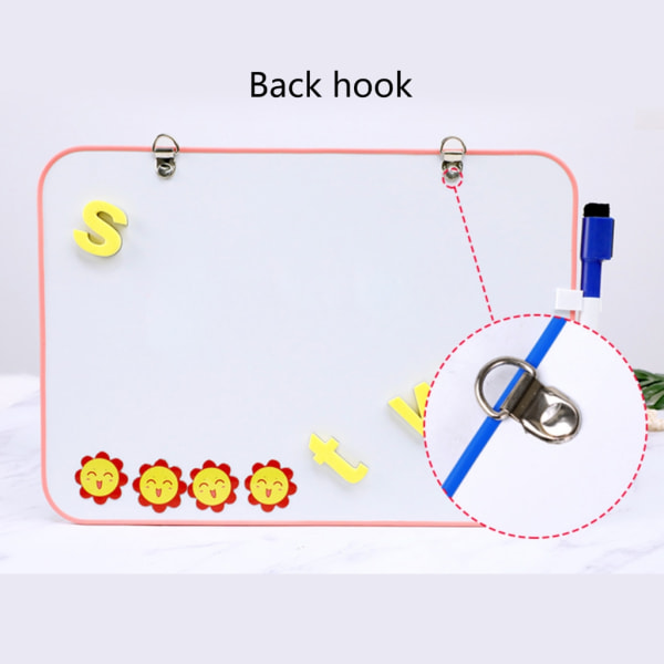 Dobbeltsidig tavle tørker ut hvite tavler for studenter og kontorarbeidere null - B