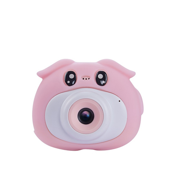 Tegneserie Barn Selfie Kamera Leke Multifunksjonelt Mini Digitalt Videokamera Bærbar USB-lading for Kid Holiday Gaver 1080P