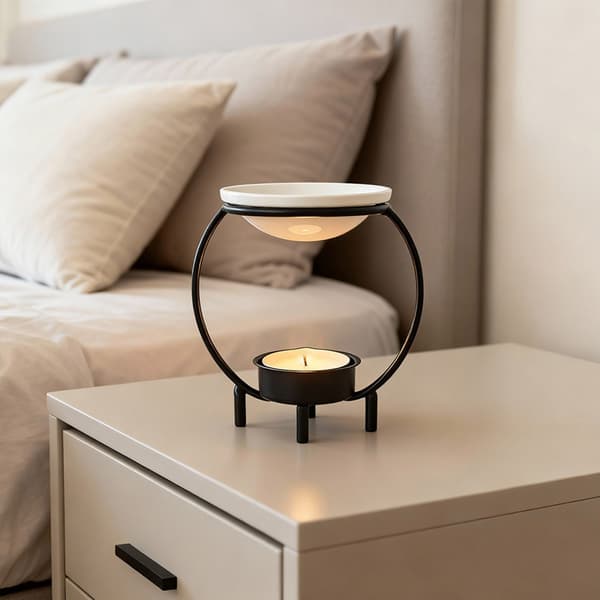 Eterisk oljebrenner Vokssmeltebrennere Aromaterapi Lysestake Telysholder