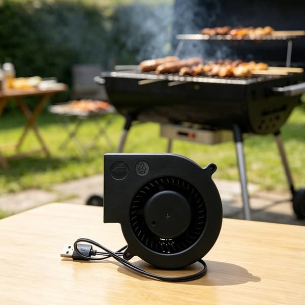 5V USB-driven 9733 fläkt för datornedkylning och grilltändning