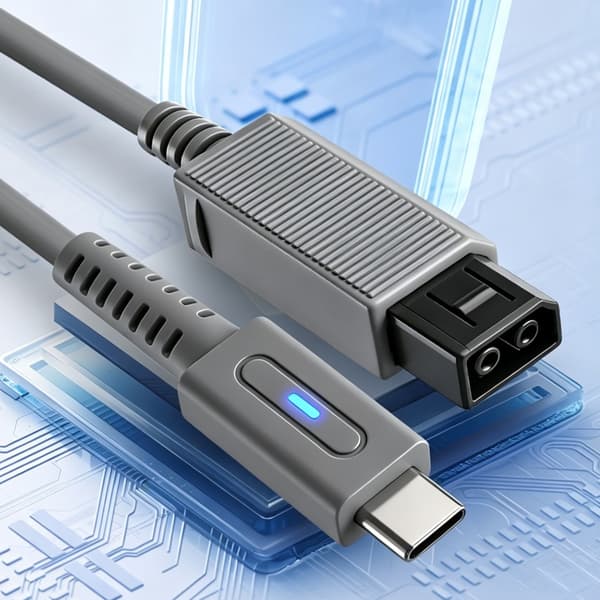 Spillkonsoll Ladeledning 1.8M USB Type C Strømkabel Grå