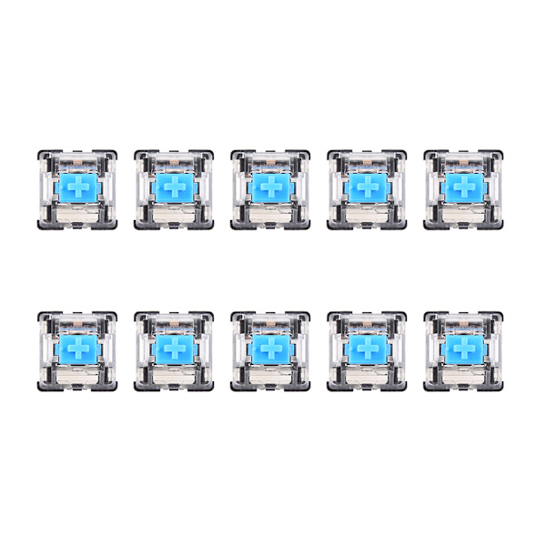 10 Stk 3Pins Keyboard Switch Blå Switches Erstatning For Cherry MX Mechanical