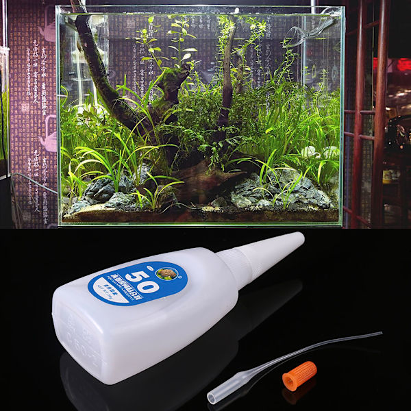 Vandplantelim Hurtigtørrende til Coral Aquascape Instant Gel for Moss 1,8 Oz