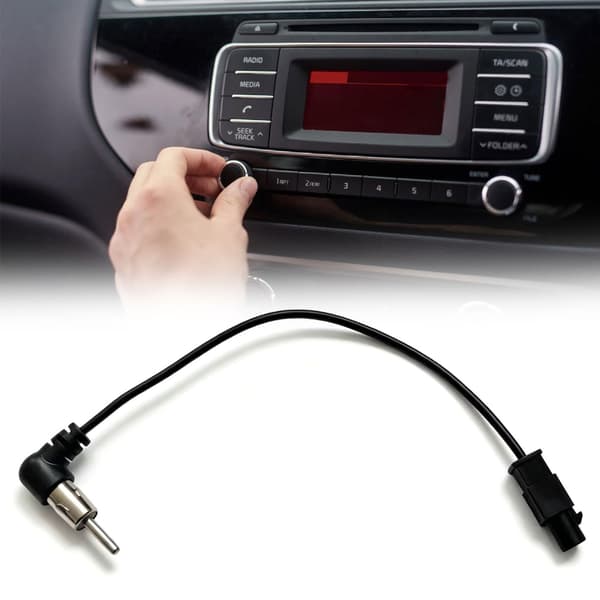 Bilradio Antenneadapter Fakra Z Han Hun til DIN Stikforbindelse 20cm