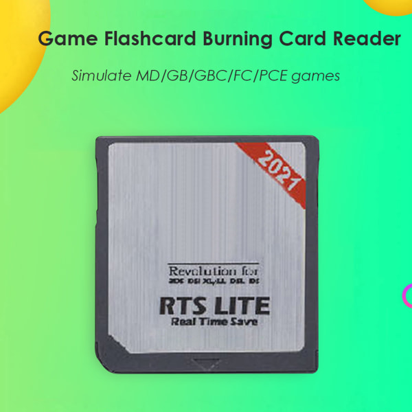 R4 SDHC Secure Digital Memory Card Burning Card Game Flashcard för NDS för NDSL 3DS 3DSLL för NDSI LL för NDSI 2DS NY 2DSLL NY 3DS/ 3DSLL Silver