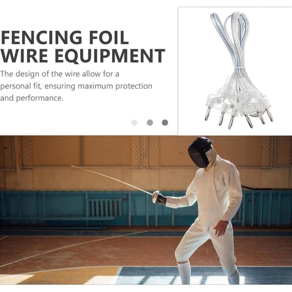 Fægte Epee Fleuret Håndledning Stik Ben Kropsledning Fleuret Kropsledning Holdbar