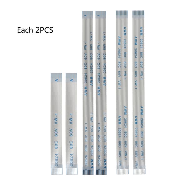 6-Pack 12 Pins 10 Pins 14 Pin Power Button Flex Ribbon Kabel for Controller