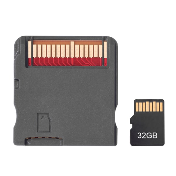 R4 WOOD Game Memory Card Flashcard Adapter för NDS MD GB GBC för FC PCE med TF null - 32