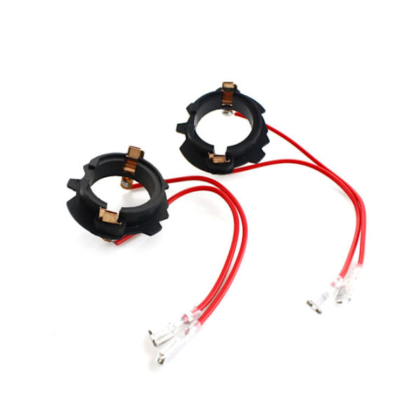 2 kpl Helposti asennettava otsalamppu H7 LED-polttimokannen alustan pidike sopii Golf 5 MK5:lle