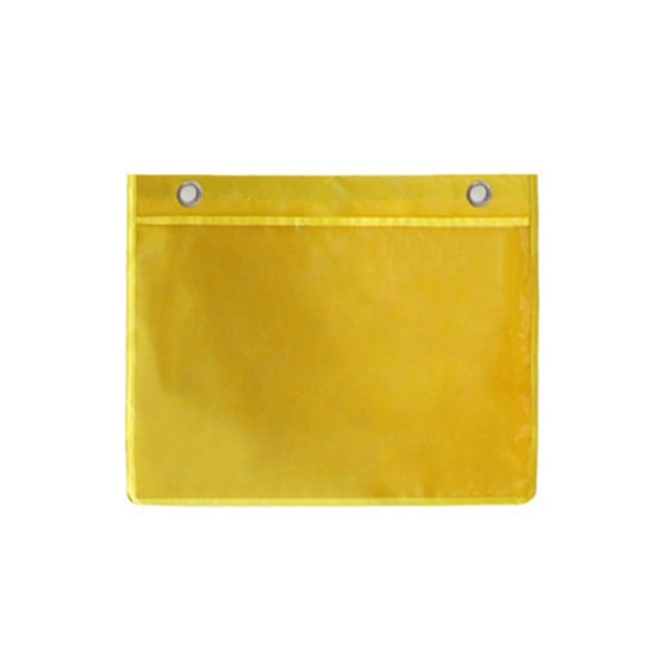 Pocket Chart Käytännöllinen ripustuslaukku Haning Seinäarkiston organizer korttikuville Yellow - 1 square