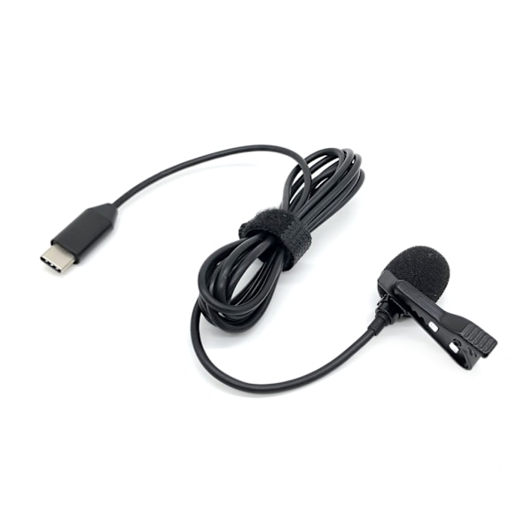 Lavalier Mikrofon Enkel Clip Mikrofon för 360 X4 Ljudinspelningar