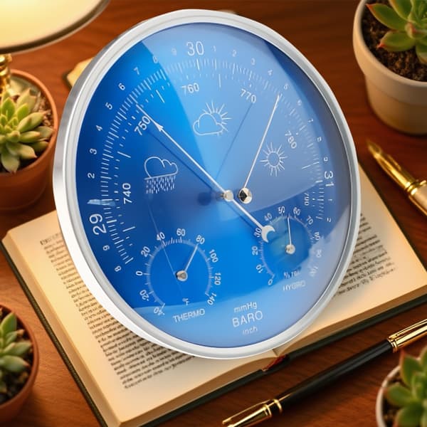 Ekspert Anemometer Hygrometer til vægmontering og klimaovervågning