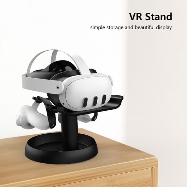 VR Display Stand VR Headset Holder Stasjon for Meta Quest 3 VR Headsets