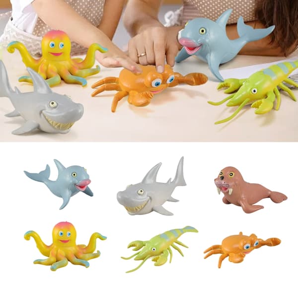 Hvalmodel Realistisk Hummer Dyrefigur til Samling og Udstilling