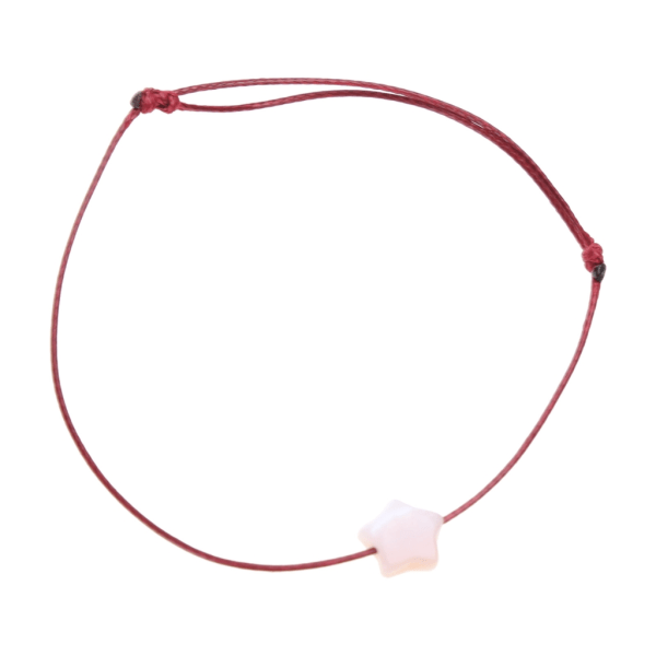 Mini Star Charm Armband Röd String Armband Handgjorda Vänskapssmycken för Par Kvinnor Vänskapsarmband Gåvor Red