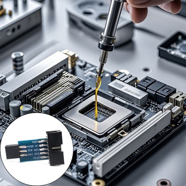 10-pin til 6-pin konverteringskort for AVR ISP-programmerer