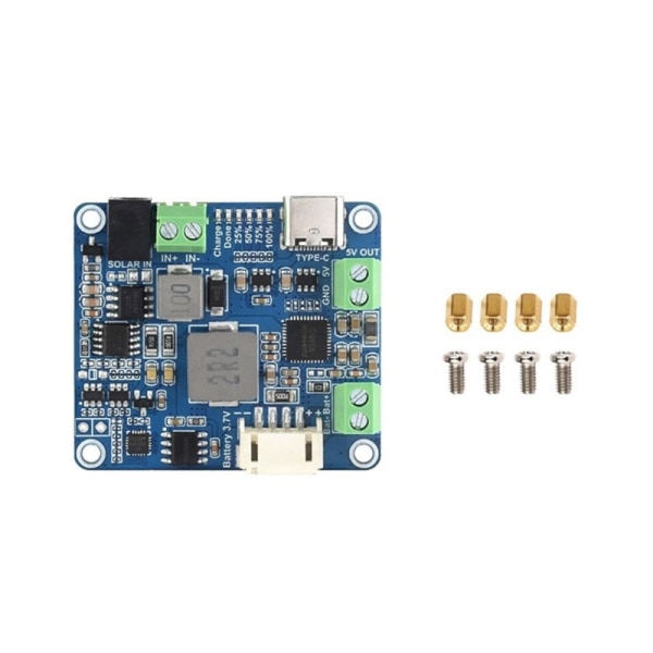 Solar Power Manage Module understøtter 6V~24V Solar Panel TypeC strømadaptere