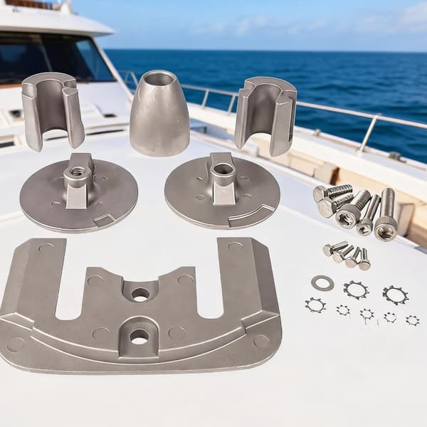 Marinevedligeholdelsesanodesæt med matchende hardware inkluderet
