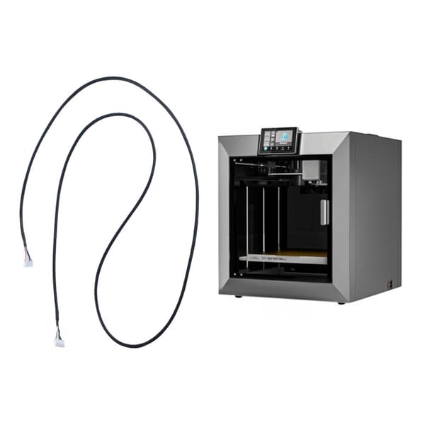 Udskiftningsskærmkabel til Plus 4 3D-printer PVC metalforstærket ledningsføring