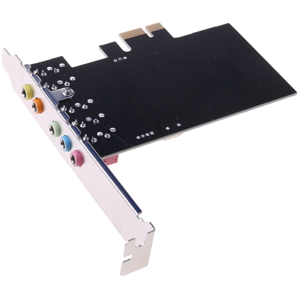 PCI-E Audio Digital Sound Card 5.1 Solid Capacitors CMI8738 Chipset + Barriär Black