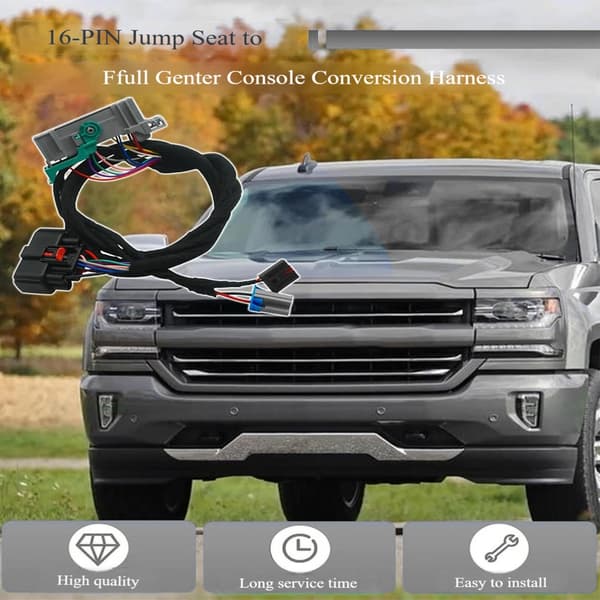 16-bens Jumper Sæde Midterkonsol Link Ledningsnet Forbedring til Pickup Trucks