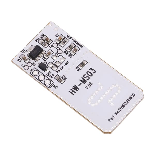 HW-MS03 2.4-5.8GHz Mikrobølge Doppler Bevægelsessensorisk Modul Understøttende