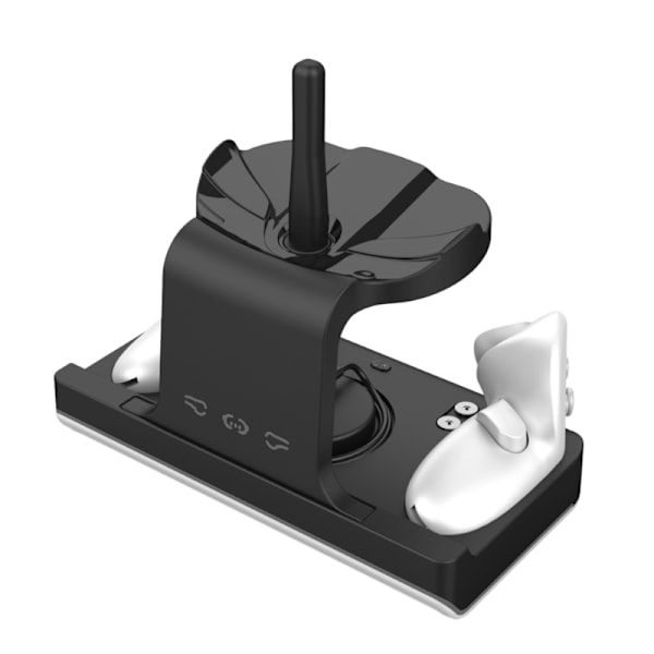 Laddningsdocka för MetaQuest 3 VR Headset Controller Laddstation Väggmonterat stativ med LED-indikator Uppladdningsbar