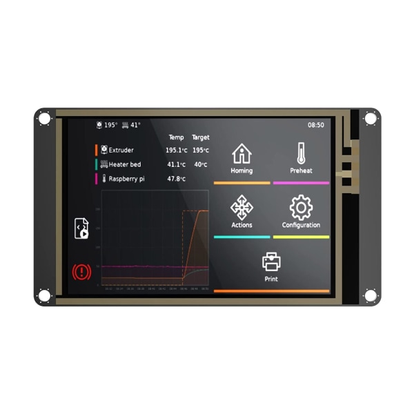 TFT35 V2.1 LCD-skärm 320x480 3,5-tums kapacitiv LCD-skärmbyte för Ender 3 CR10 3D-skrivare del TFT35