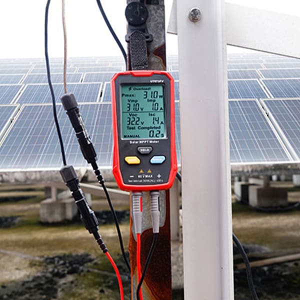 Solpanelstester 800W Fotovoltaisk Multimeter Sol MPPT Måler LCD-skærm