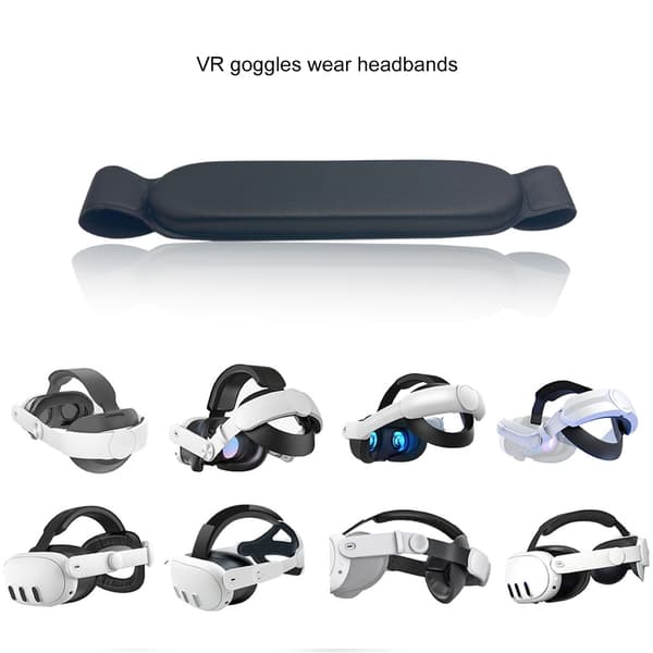 Komfortable VR-hodebåndstropper polstret for langvarig bruk