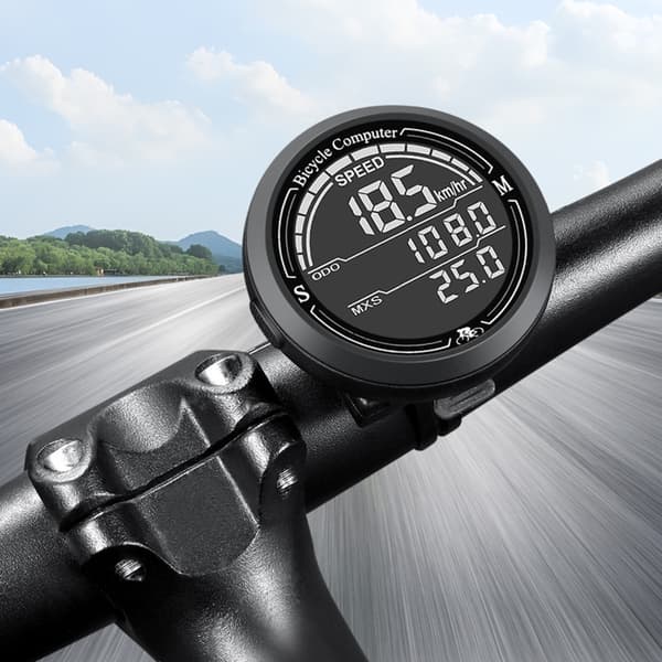 Vanntette trådløse sykkelcomputere multifunksjonelle sykkel speedometer