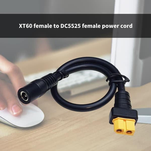 XT60 Naaras - DC5525 Naaras Liitinkaapeli Ulkokäyttöön