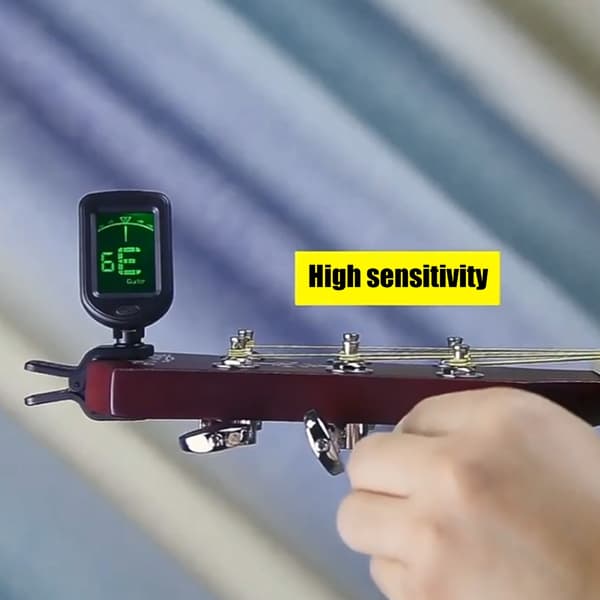 Digital Gitarrstämmare med LCD-display för Gitarrbas Violin Stränginstrument