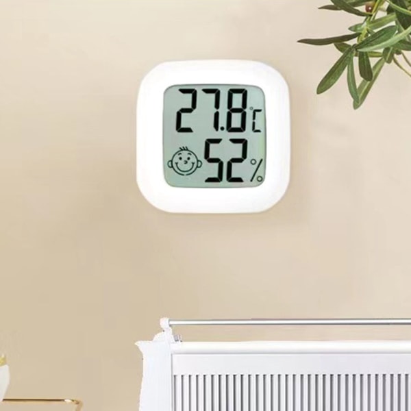 LCD Digital Screen Termometer Fuktmätare Trådlös för Smart Temperature Mån