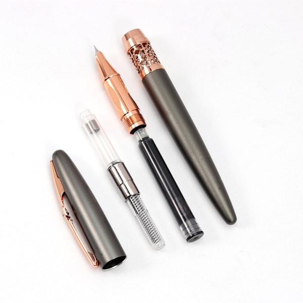 Kalligrafi Pen Fyldepen Metal Business Pen Smooth Writing Pen til voksne