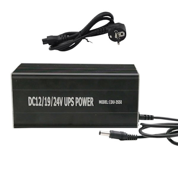AC 110-220V indgang, USB 5V + 5,5x2,5mm 12V-24V Juster udgang UPS afbrydelig strømforsyning til bærbar router mobiltelefon