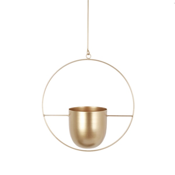 Golden Finishing-chain Hanger Hanging Planter Vase Brukes til å plante blomstene dine