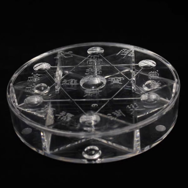 for kreativt praktisk skjermstativ laget av akryl Slitesterk Sterk Utsøkt Syvstjerner Array Base Display 7 Crystal Bal