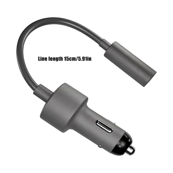 Bil lighter til DC2.1 bilopladningsadapter understøtter 72W output til bilture