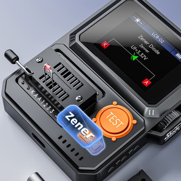 Elektronisk komponenttester for NPN IGBT SCR og Triac-komponenter