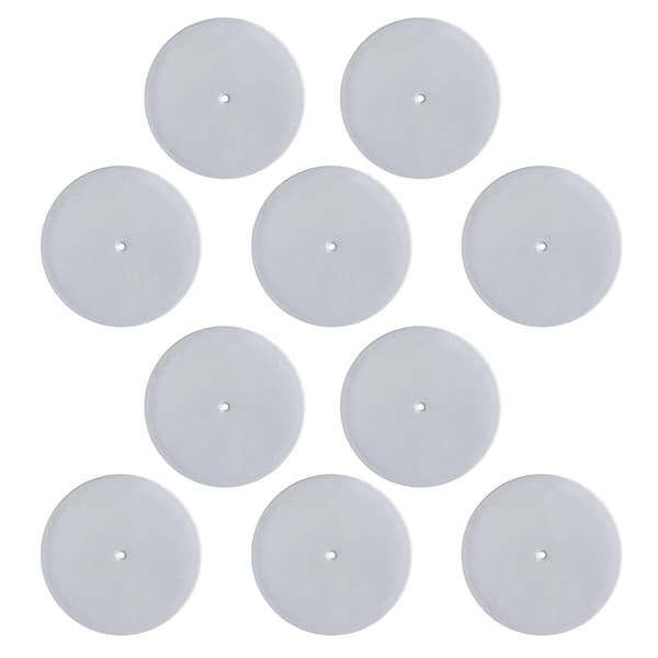 10 stk. professionelle 150 mm polerskiver af plast til afgratning og rustfjernelse