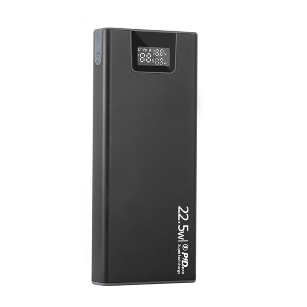 DIY Power Bank Boxes 8x18650 Battery Faster Lader Ytterveske Alloy Shells 22,5W Lader Case (Batteri ikke inkludert)