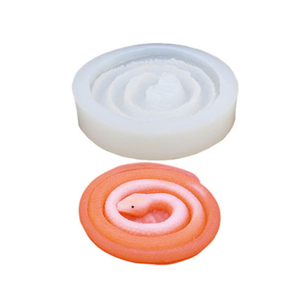 DIY Serpentine Ljusstake Form DIY Ljustillverkningsburkar Mould