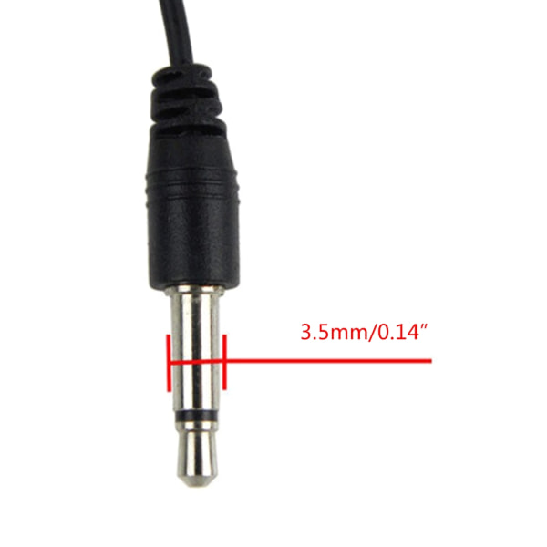G-Shape Soft Ear Hook Hörsnäcka Headset 3,5 mm Plug- Ear Hook Lyssna Endast Ham-Radios Hörsnäcka/Headset för 2-vägs radioapparater