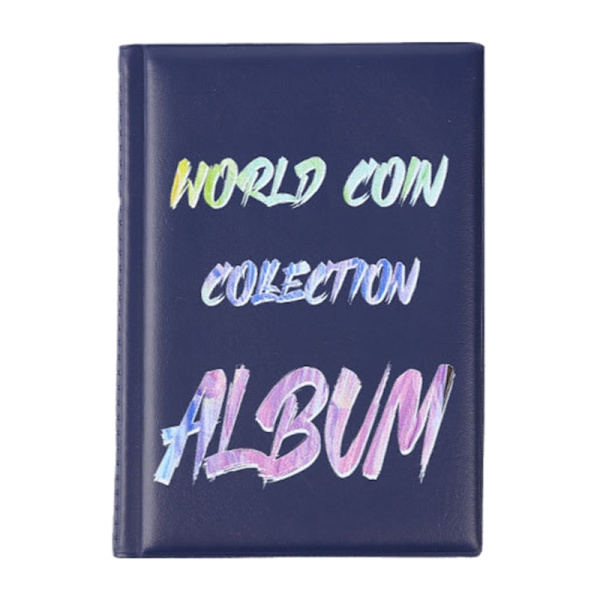Kolikkokokoelma Albumi 120 Pocket Coin Storage Album Kolikkokokoelmakirja Blue - 4