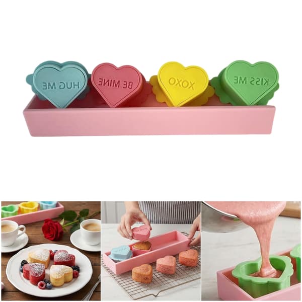 Kakeformsett i plast for bryllupsdessert