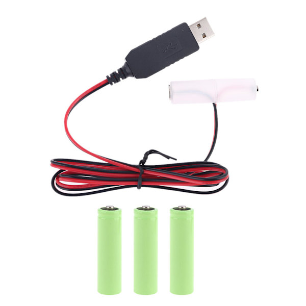 LR6 AA Batteri Eliminator USB Power 1,5V AA Batteri för Radio Elektrisk Toy Klocka LED Strip Light Calculator