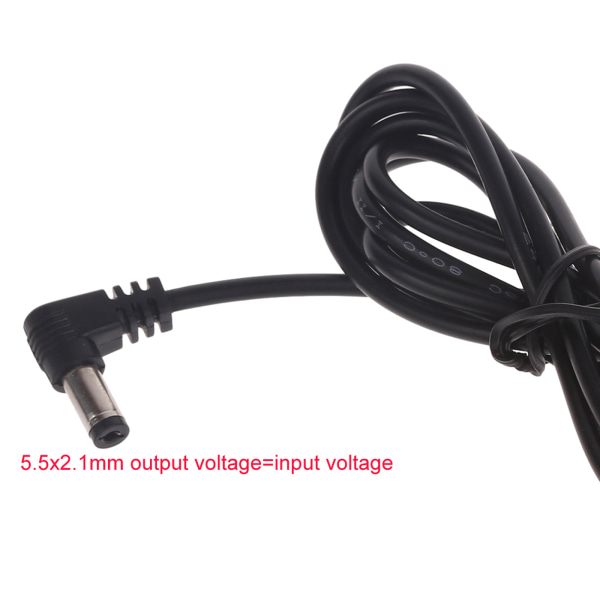 5V3.1A Dubbel USB -port DVR Billaddningsadapter Uttag Laddare för DVR Fordon Snabbladdning 145cm DC5.5x2.1mm Kabel