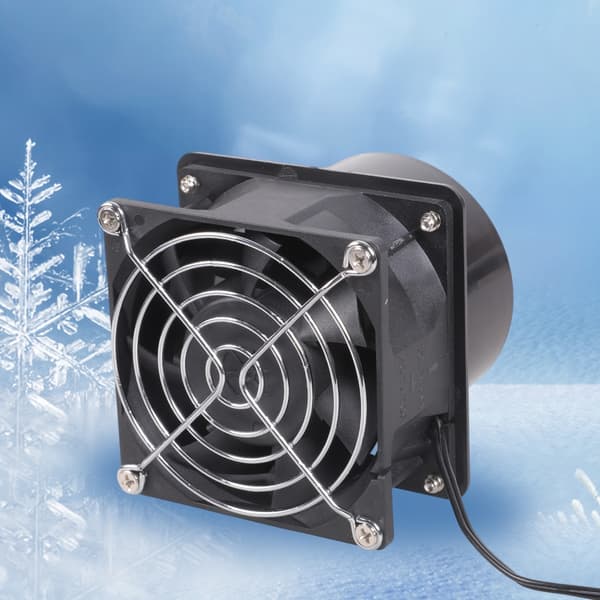 8 cm luftblæser 12V 0,9A ventilationsblæser Stærk motor ventilationsventilator