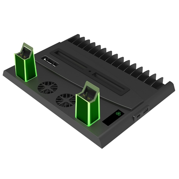 ForPS5 Controller Opladerkonsoller Lodrette Køleventilator Stand Ladestation til PS5 Disc/Digital version